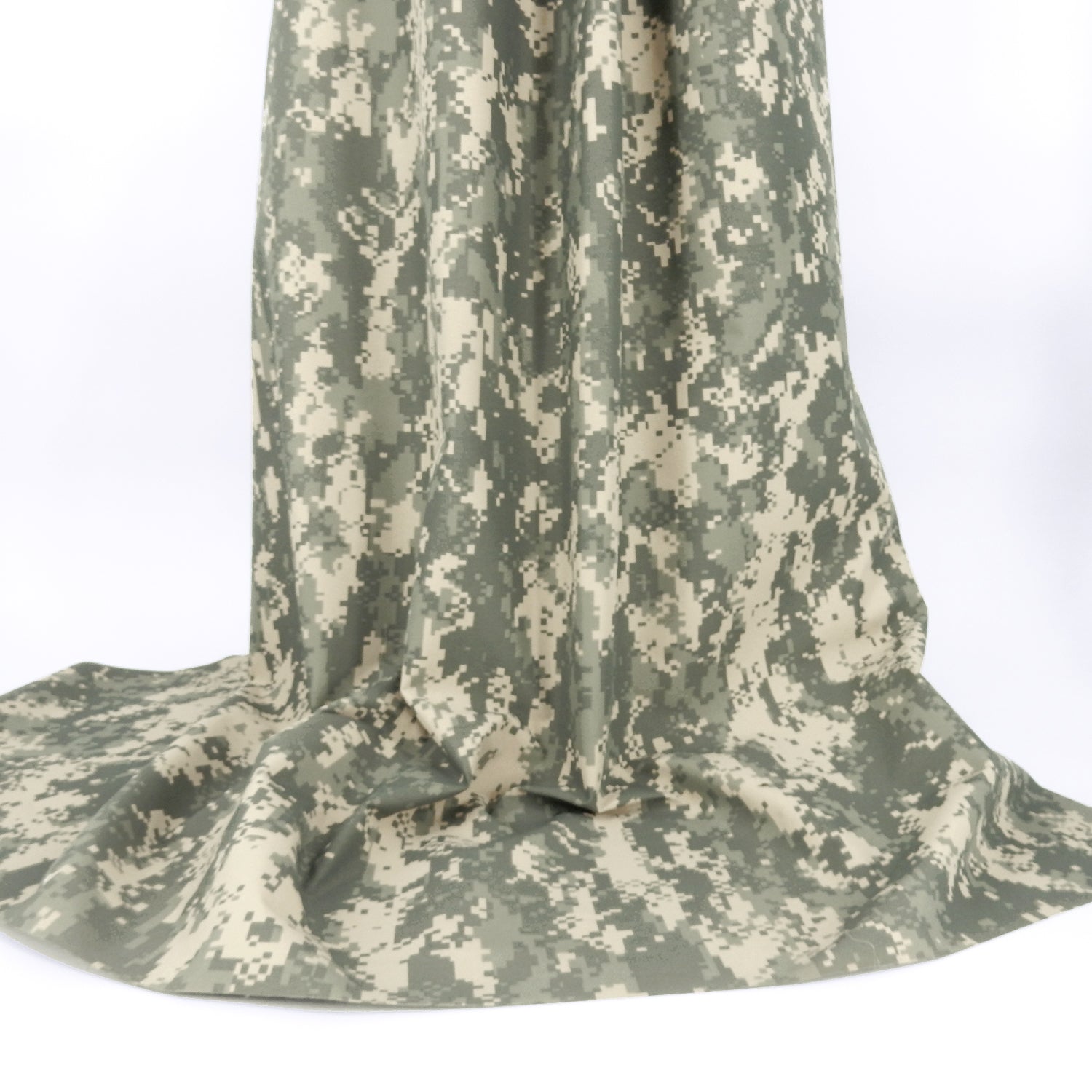 Authentic Gore-Tex Waterproof Brushed Nylon Fabric - Digital Camouflage 321-Green