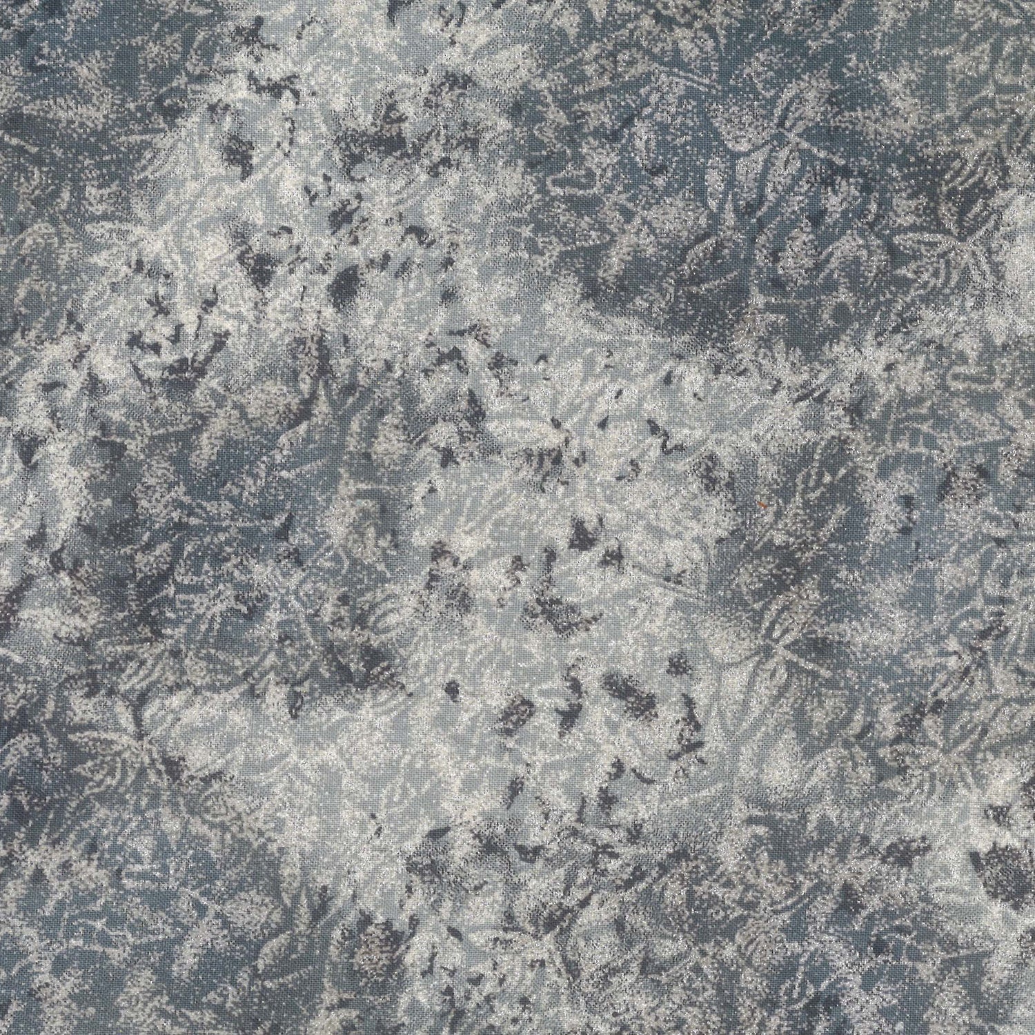 FAIRY FROST 100% Metallic Cotton - Black-White-Neutral 15 Yard Bolts