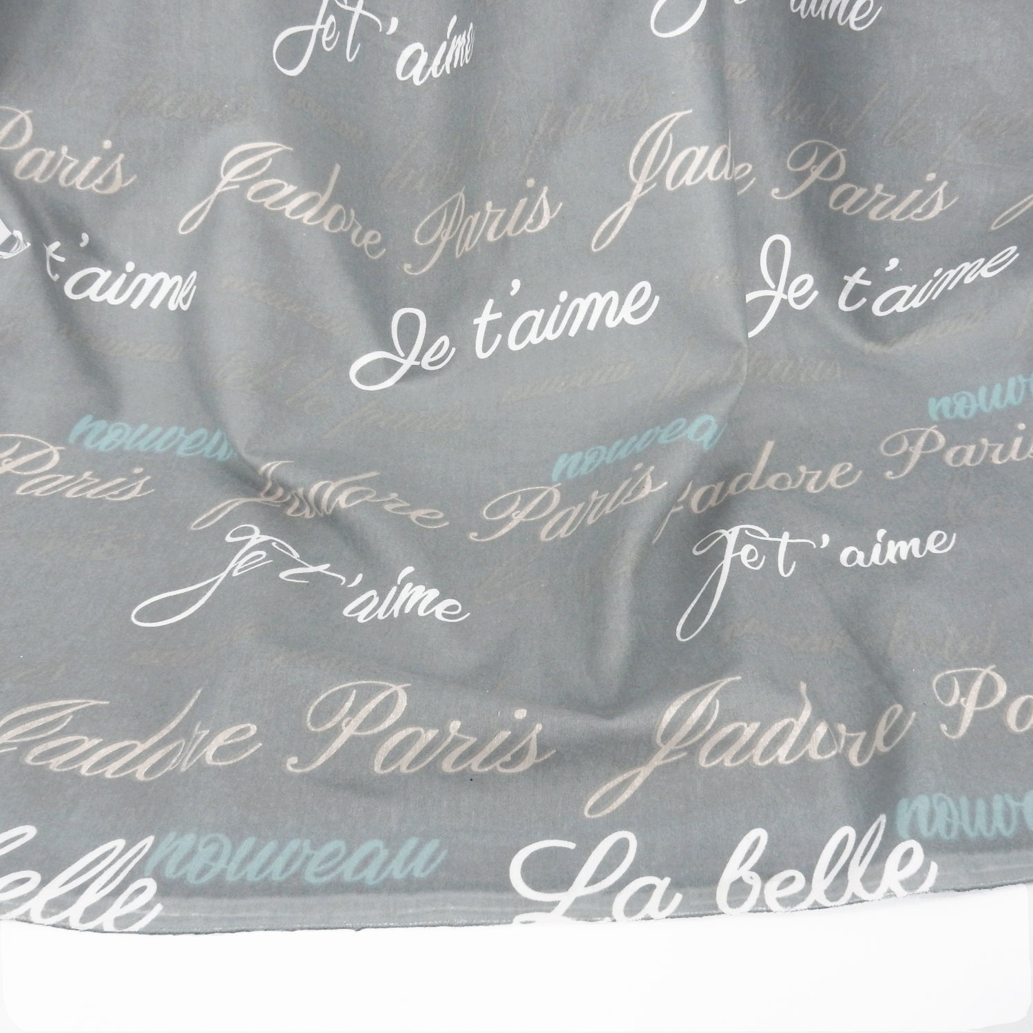 Je T'aime Printed Cotton Flannel Fabric 302
