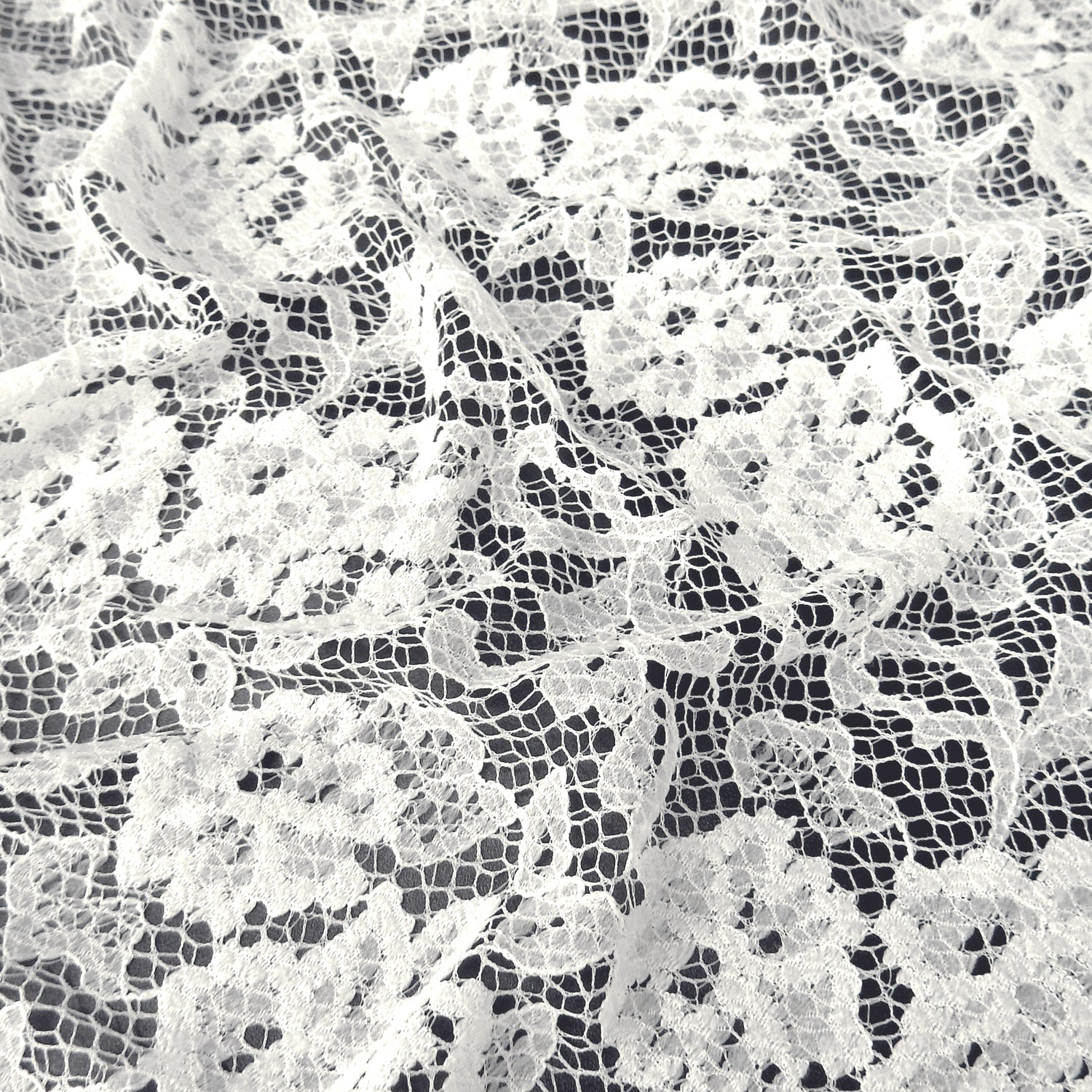 Double-Sided Border Klauber Lace Fabric 3831 Ivory