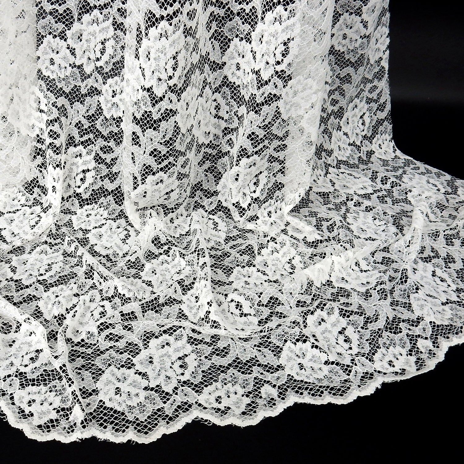 Double-Sided Border Klauber Lace Fabric 3831 Ivory