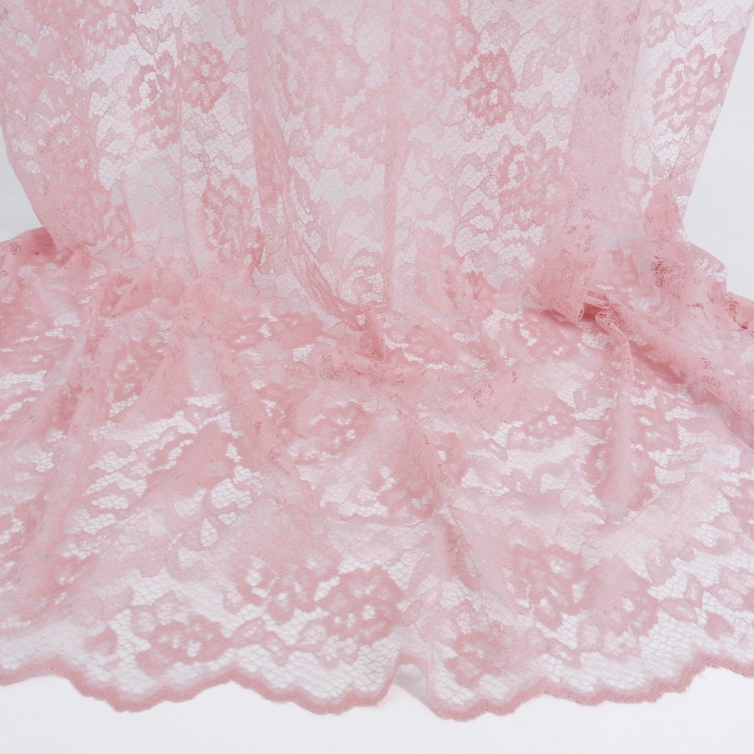 Double-Sided Border Klauber Lace Fabric 3831 Pink