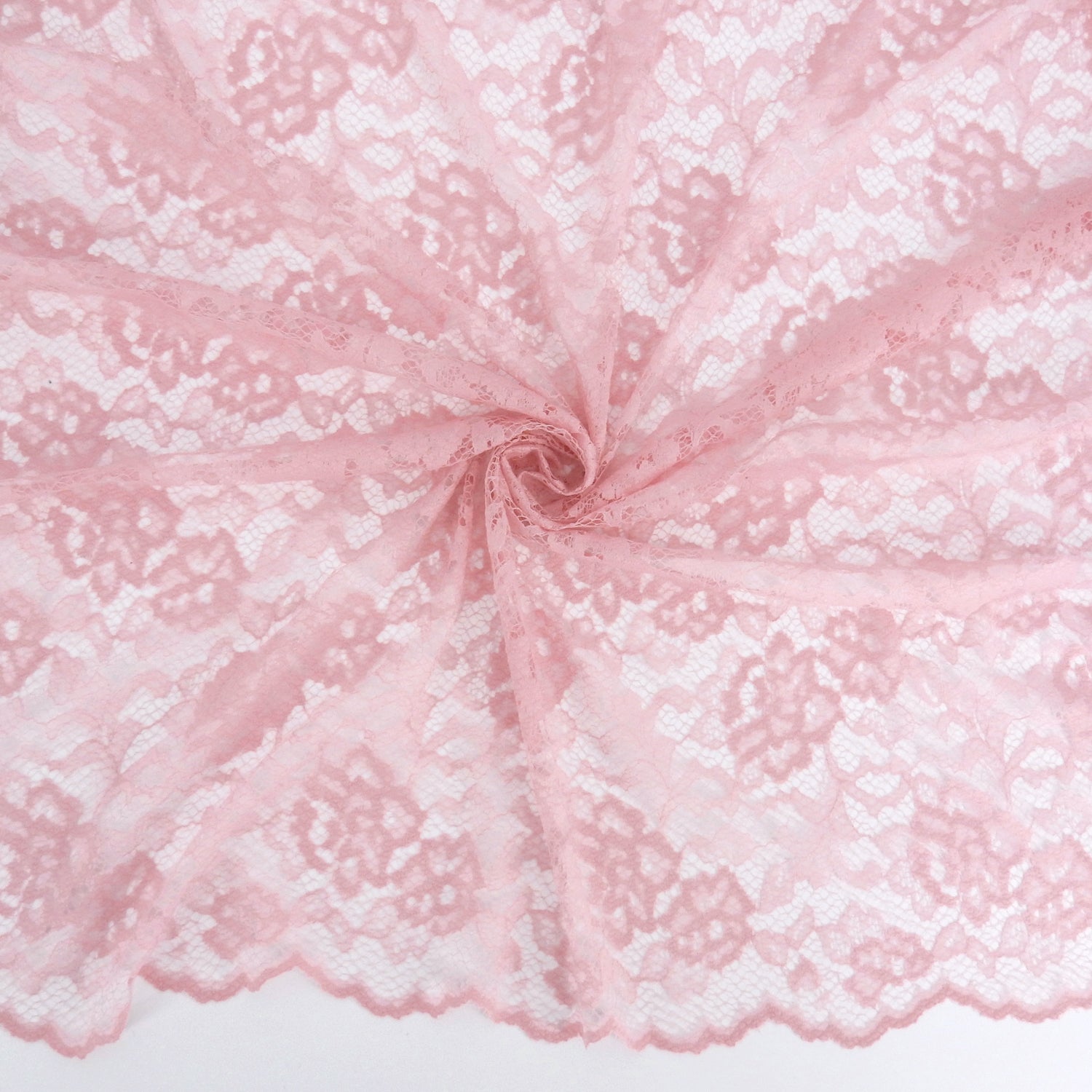 Double-Sided Border Klauber Lace Fabric 3831 Pink