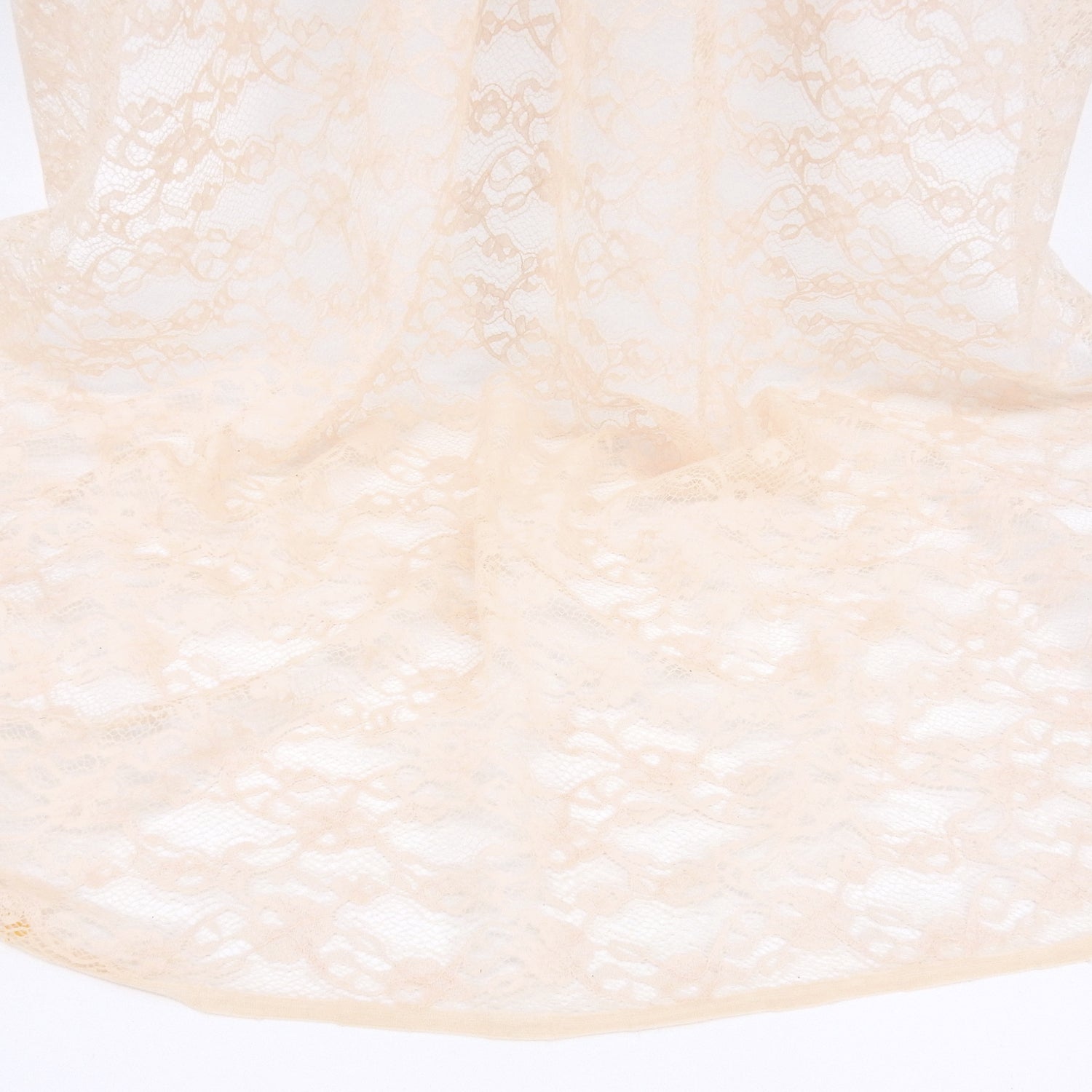 Re-Embroidered Floral Mesh Klauber Lace Fabric 4094 Soft Pink