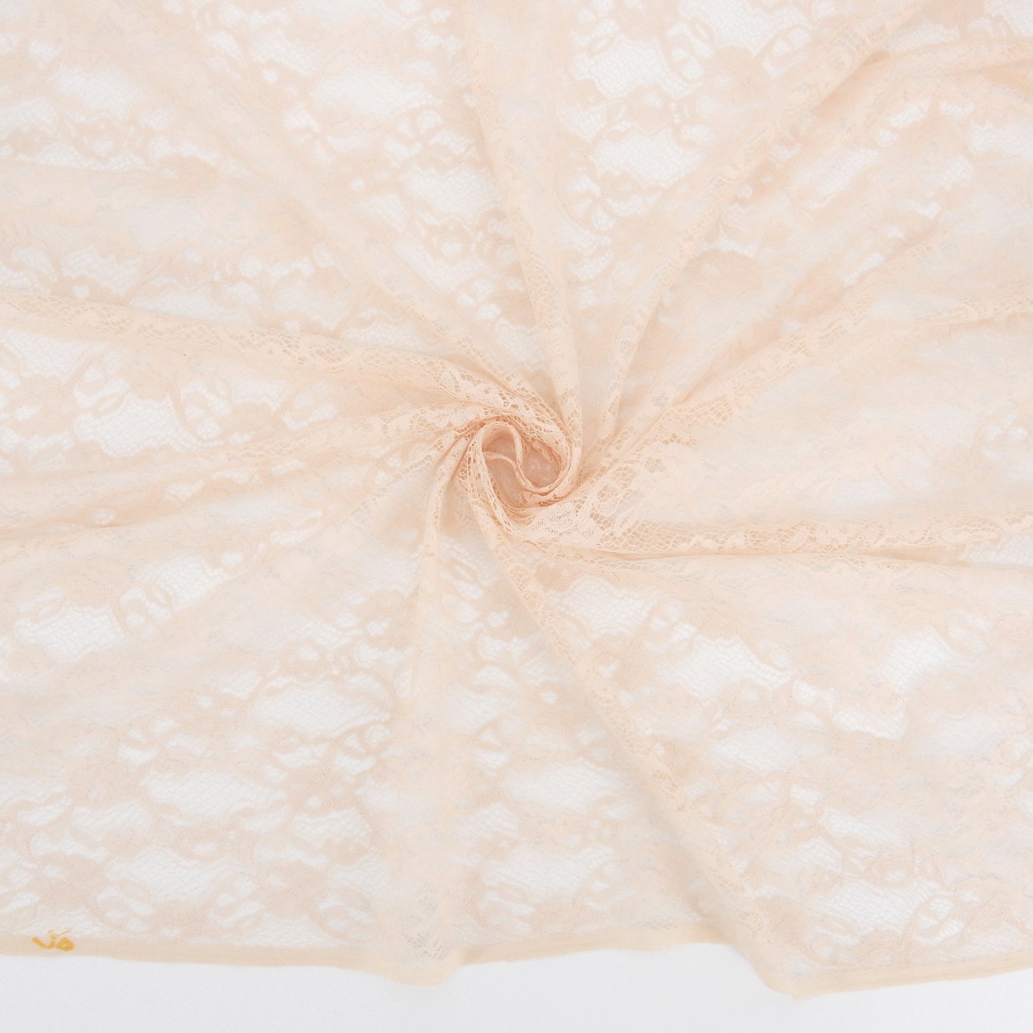 Re-Embroidered Floral Mesh Klauber Lace Fabric 4094 Soft Pink