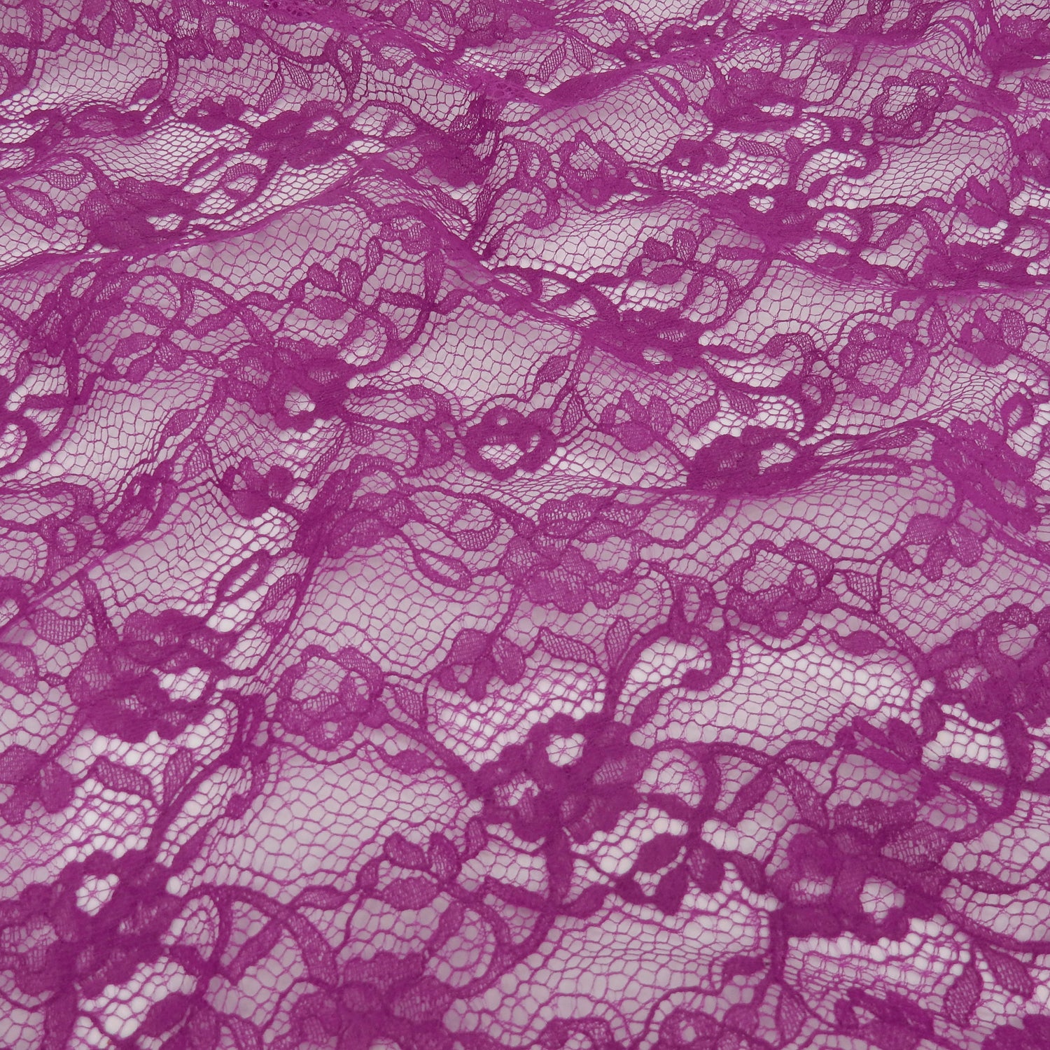 Re-Embroidered Floral Mesh Klauber Lace Fabric 4094 Wild Astor