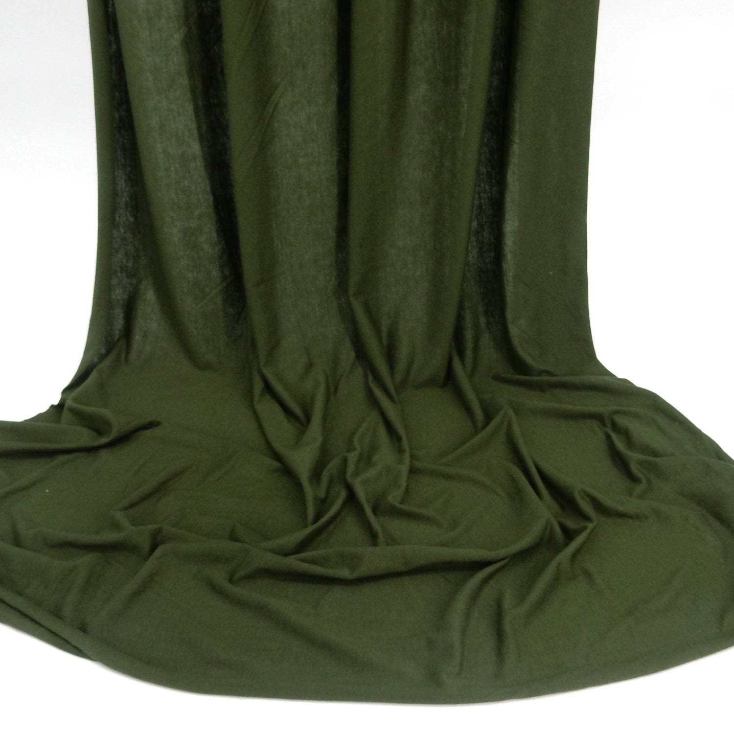Lightweight Rayon Jersey Fabric 136 Olive Green