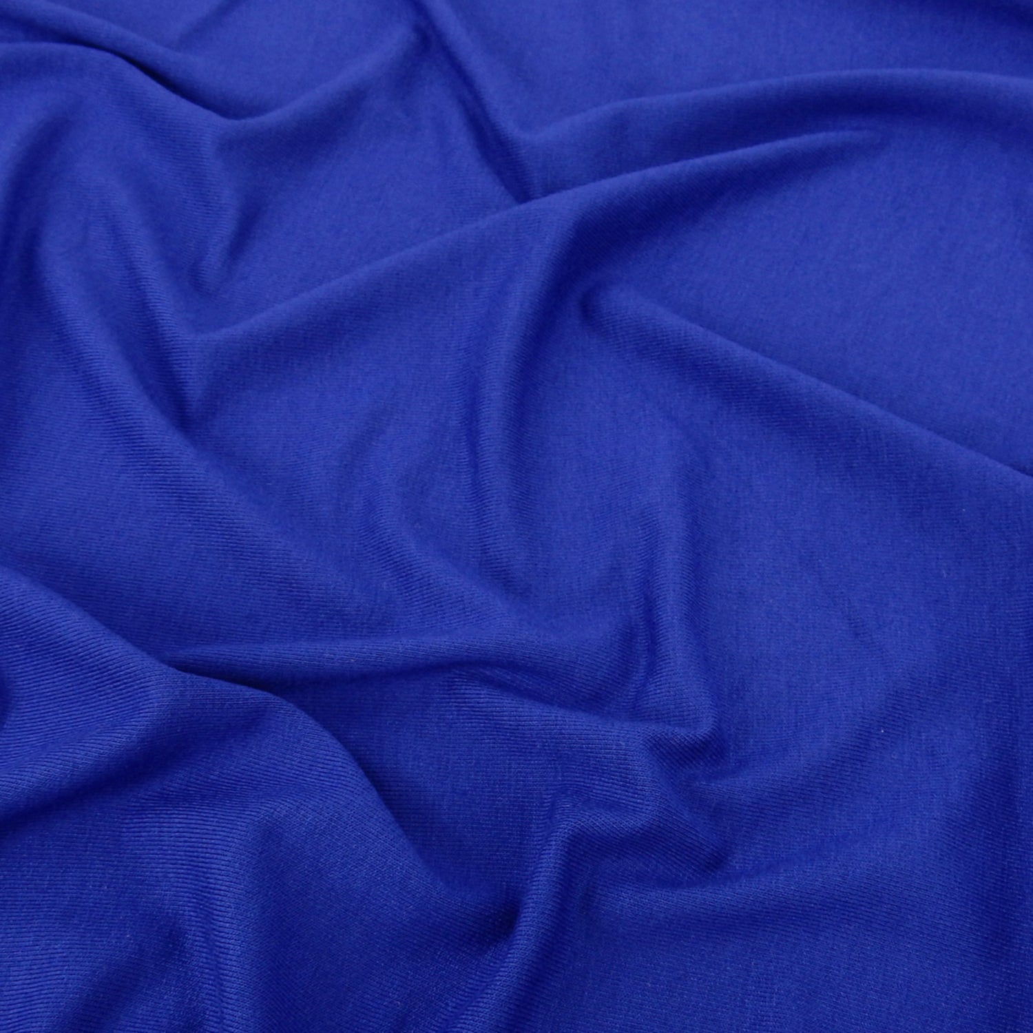 Cobalt Blue Rayon-Spandex Jersey Fabric 146