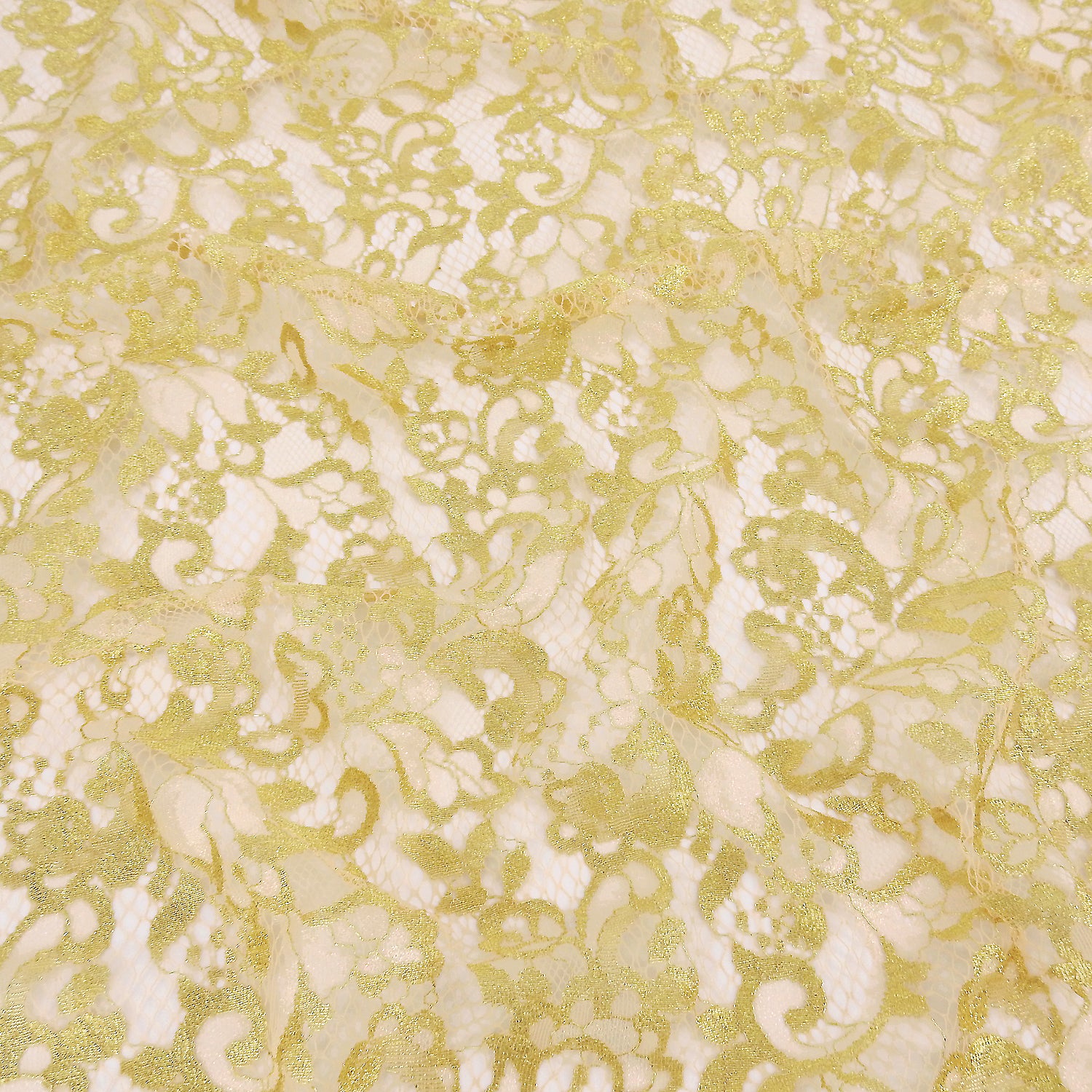 Metallic Double-Sided Eyelash Border Klauber Lace Fabric 3529 Blush