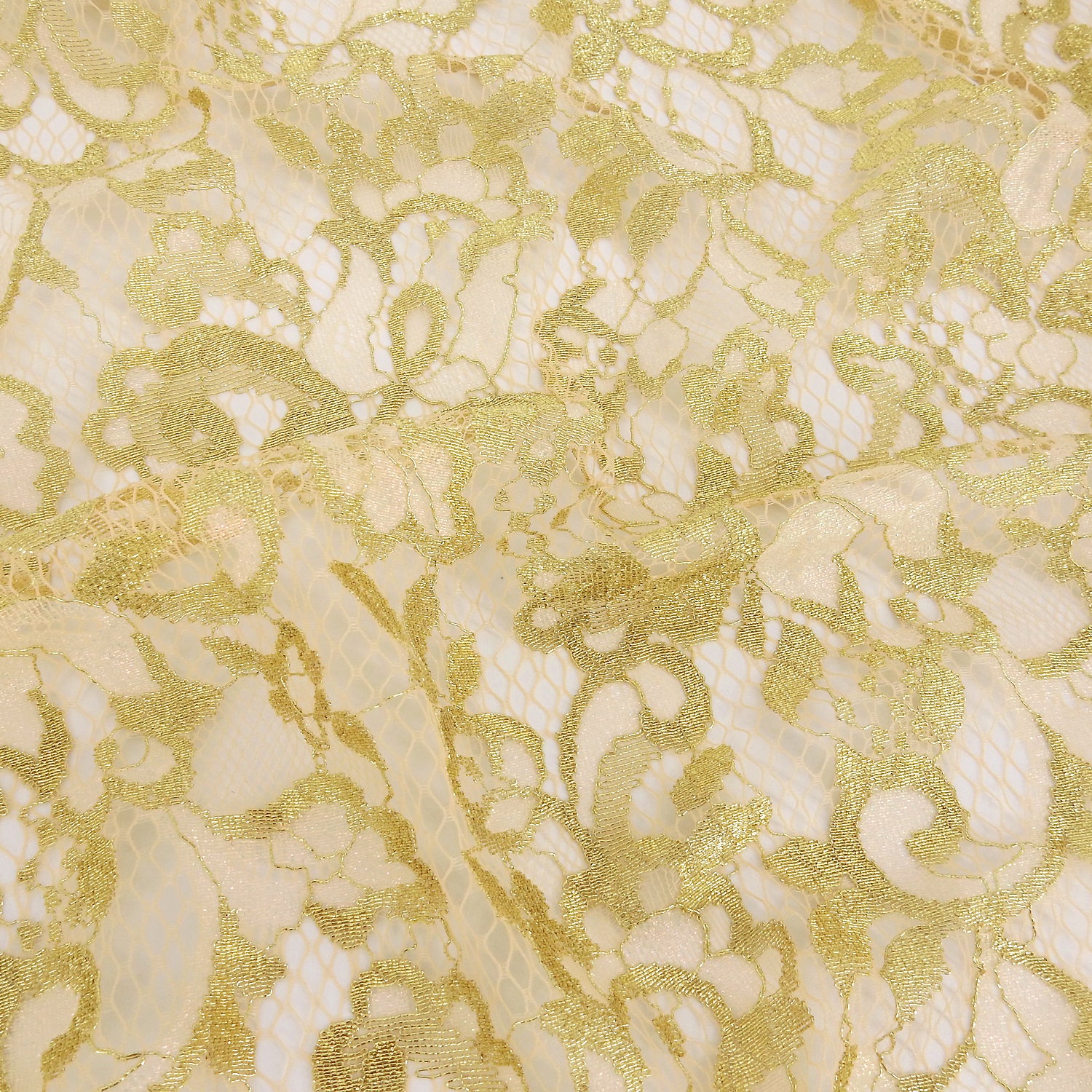 Metallic Double-Sided Eyelash Border Klauber Lace Fabric 3529 Blush