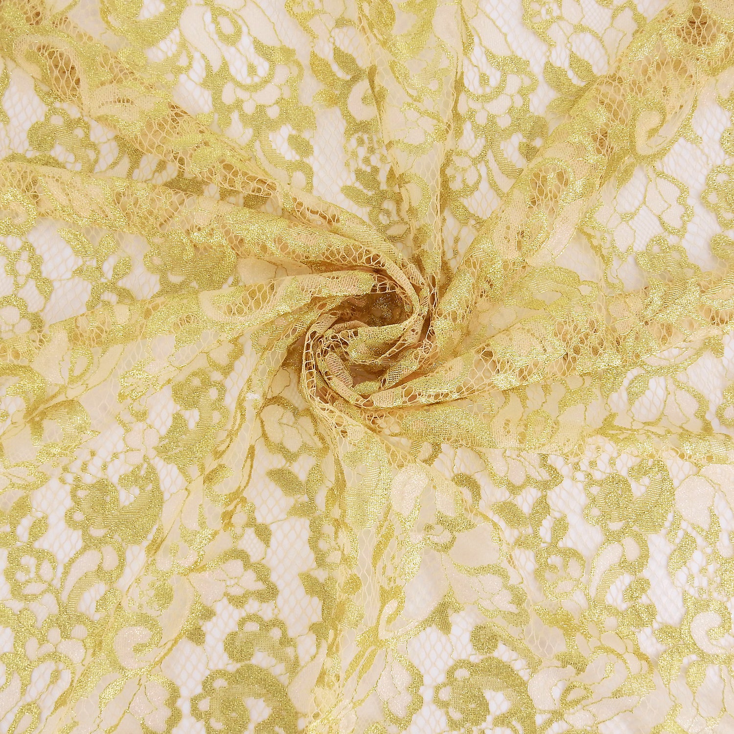 Metallic Double-Sided Eyelash Border Klauber Lace Fabric 3529 Blush