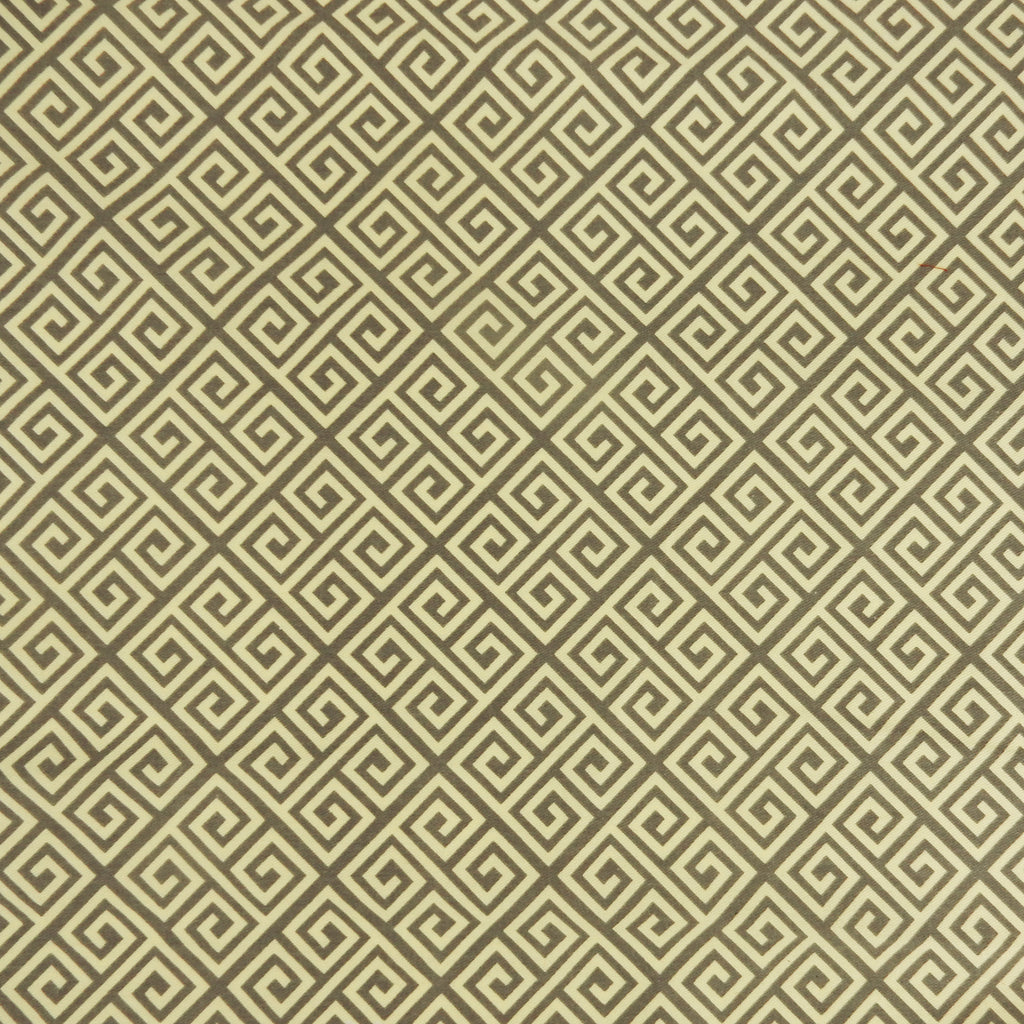 Buttercup Greek Key Printed 7-Ounce Cotton Twill Fabric 283