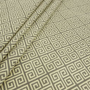 Buttercup Greek Key Printed 7-Ounce Cotton Twill Fabric 283
