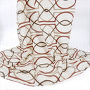 Cinnamon & Taupe Structural Harmony Printed 7-Ounce Cotton Duck Fabric 294