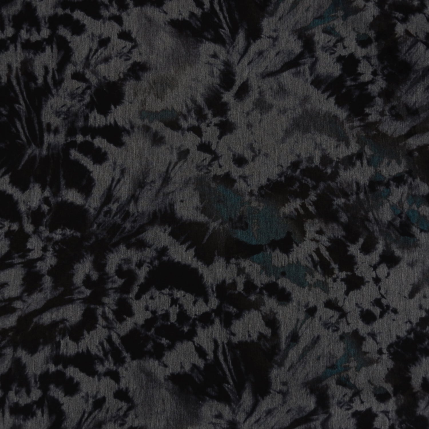 Premium Fine Rib Stretch Knit Fabric – Muted Batik CLF1-849 Grays, Purple & Teal