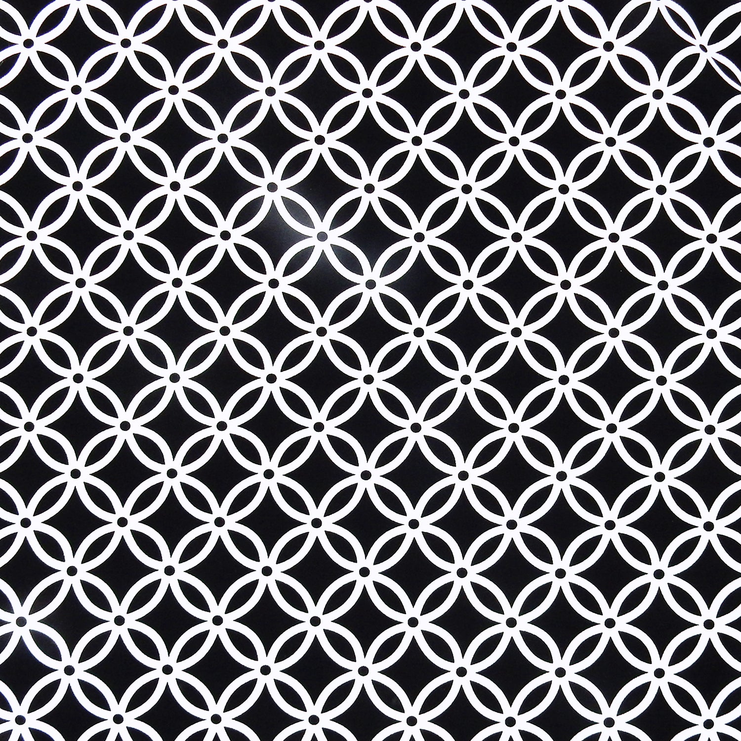 Black & White Geometric – Silky Smooth Stretch Dress Fabric CLF1-851
