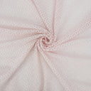 Petal Pink Open-Weave Crochet-Look Lace Fabric 145