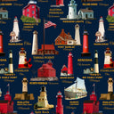 100% Cotton Prints - Starlit Towers Collection 15 Yard Bolt - Michael Miller Fabrics