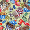 100% Cotton Prints - Girls Gone Camping Collection 15 Yard Bolt - Michael Miller Fabrics