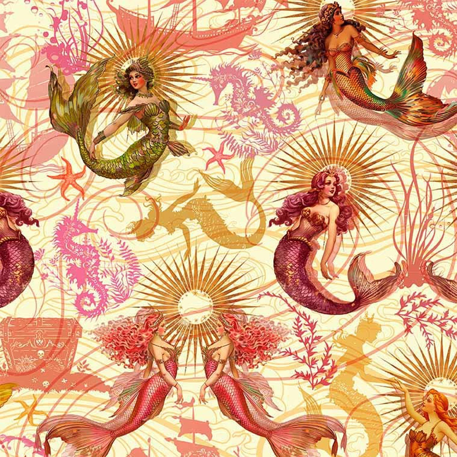 100% Cotton Prints - Divine Oceania Collection 15 Yard Bolt - Michael Miller Fabrics