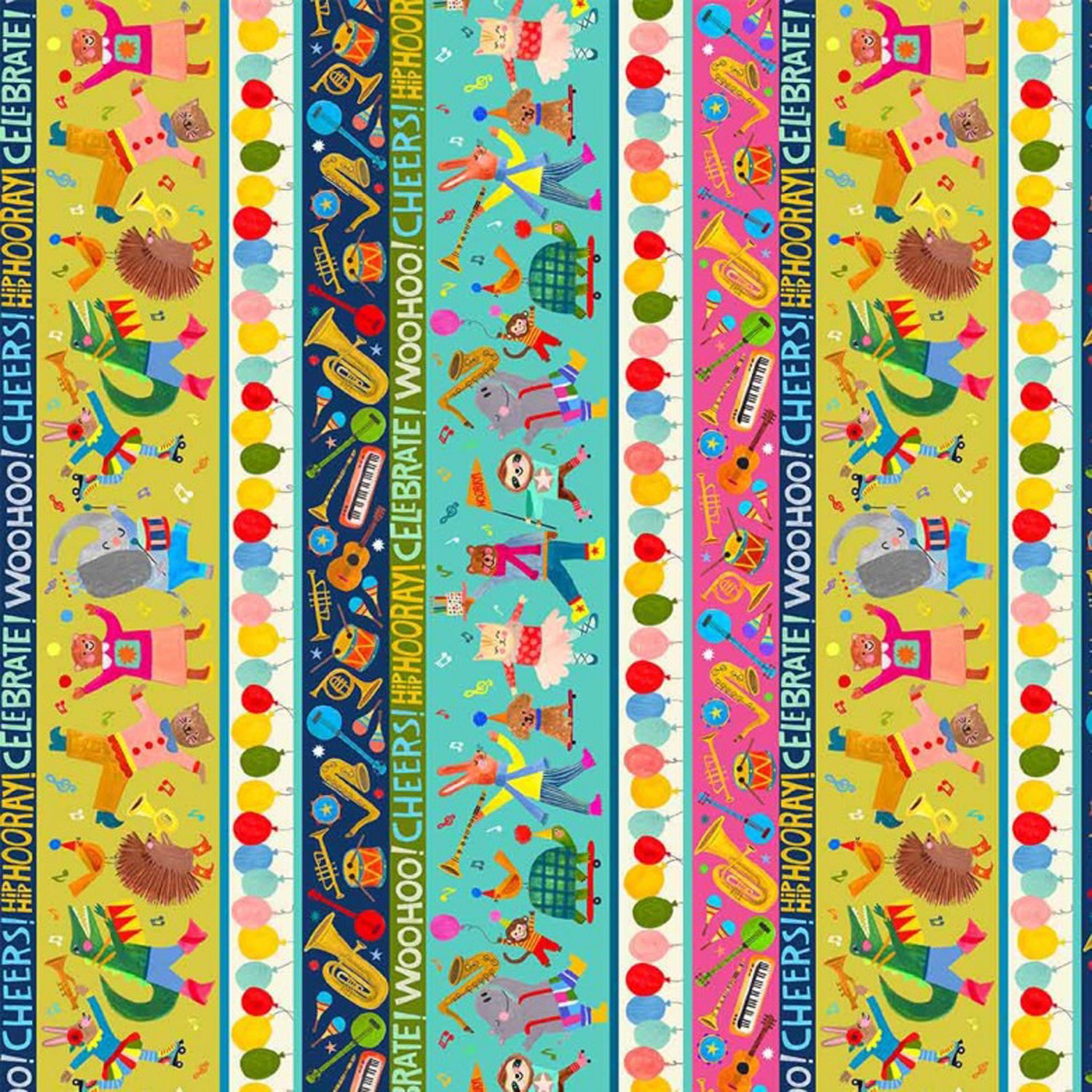 100% Cotton Prints - Joyful Jamboree Collection 15 Yard Bolt - Michael Miller Fabrics