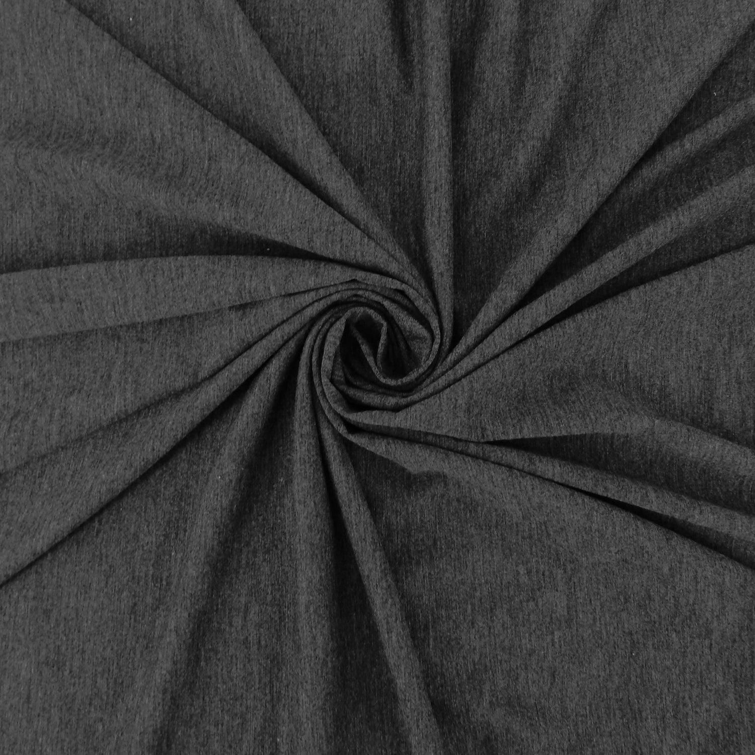 Heather Grey Poly-Rayon-Spandex Jersey Fabric 147