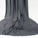 Indigo Heathered Twill Stretch Knit Fabric 140