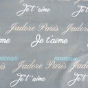 Je T'aime Printed Cotton Flannel Fabric 302
