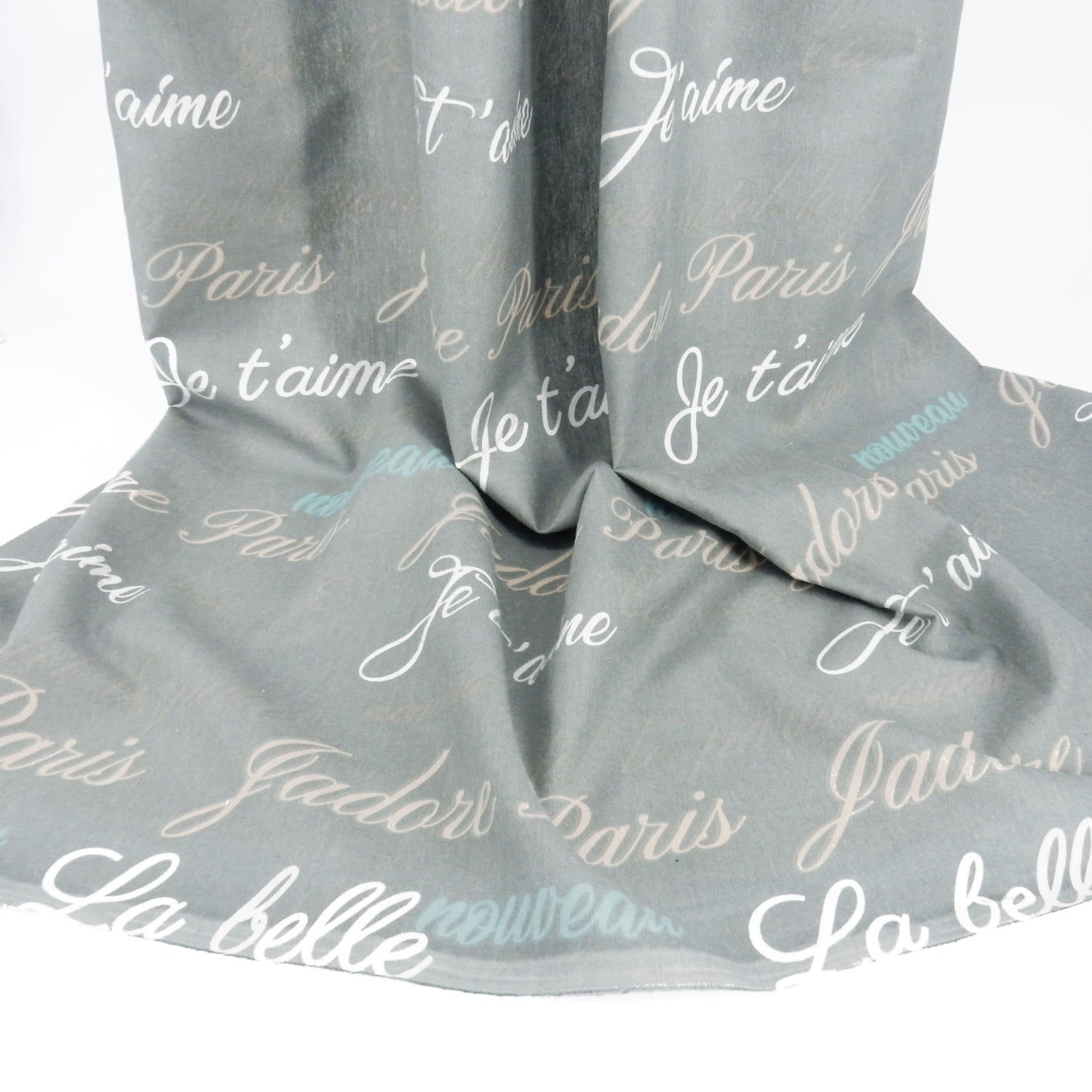 Je T'aime Printed Cotton Flannel Fabric 302