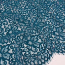 Double Sided Eyelash Scalloped Border Lace Fabric 3543 Spice
