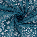 Double Sided Eyelash Scalloped Border Lace Fabric 3543 Spice