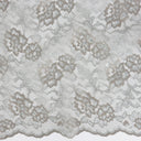 Metallic Double-Sided Border Lace Fabric 3831 Sandstone/Silver