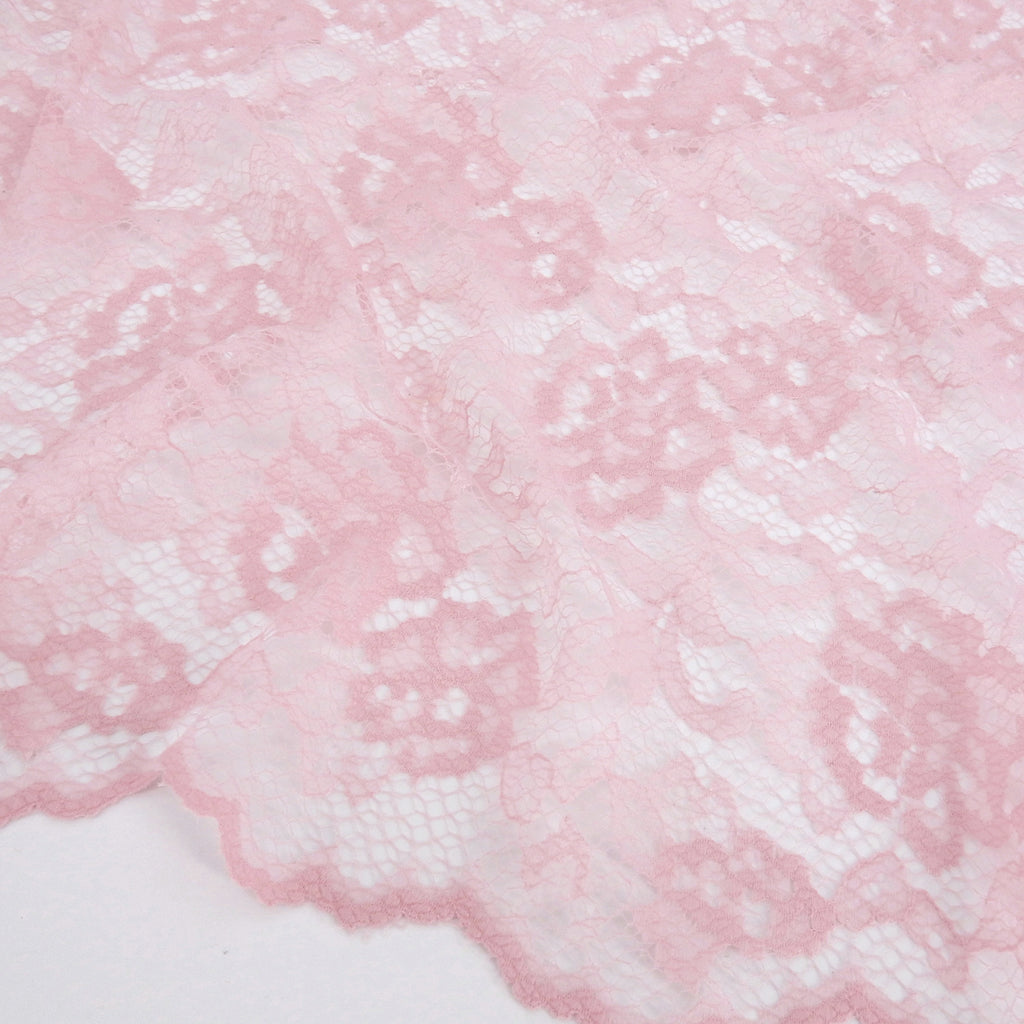 Double-Sided Border Lace Fabric 3831 Pink