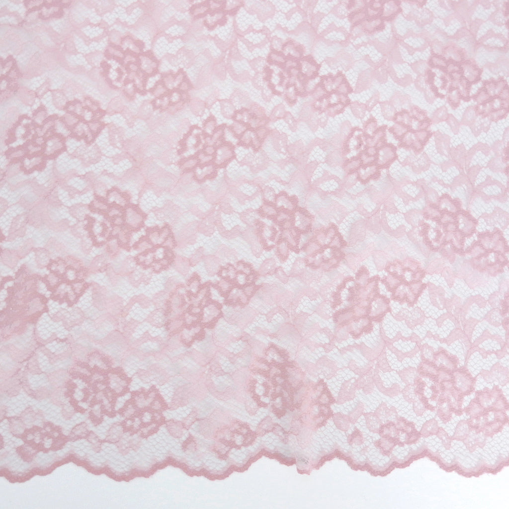 Double-Sided Border Lace Fabric 3831 Pink