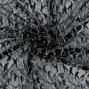 Double Sided Eyelash Border Mesh Lace Fabric 3852 Black/Ivory