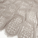 Double Sided Eyelash Scalloped Border Lace Fabric 4026 Taupe