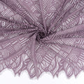Double Sided Eyelash Border Mesh Lace Fabric 4028 Amethyst