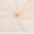 Re-Embroidered Floral Mesh Lace Fabric 4094 Soft Pink
