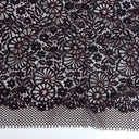 Double Sided Eyelash Scalloped Border Lace Fabric 4095 Navy/Burgundy