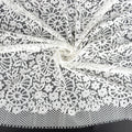 Double Sided Eyelash Scalloped Border Lace Fabric 4095 Ivory