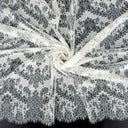 Double Sided Eyelash Scalloped Border Lace Fabric 4141 PFD
