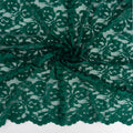 Double-Sided Border Lace Fabric 9100 Emerald