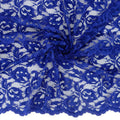Double-Sided Border Lace Fabric 9100 Royal Blue