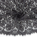 Double Sided Eyelash Scalloped Border Lace Fabric 911177 Grey