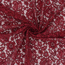 Double Sided Eyelash Scalloped Border Lace Fabric 911177 Red/Black