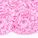 Double Scalloped Lace Fabric 9739 Raspberry