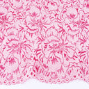 Double Scalloped Lace Fabric 9739 Raspberry