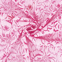 Double Scalloped Lace Fabric 9739 Raspberry