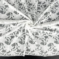 Embroidered Double Sided Border Stretch Lace Fabric 9807 P.F.D.