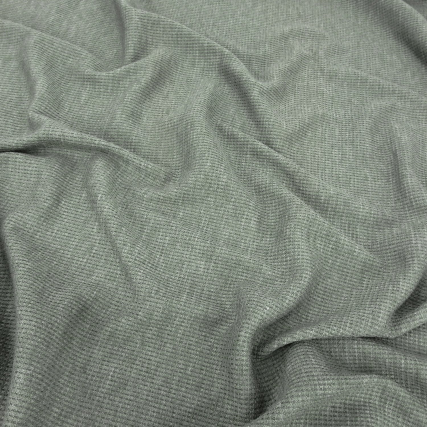 Heather Textured Jersey Knit Fabric 441 Dusty Olive Green